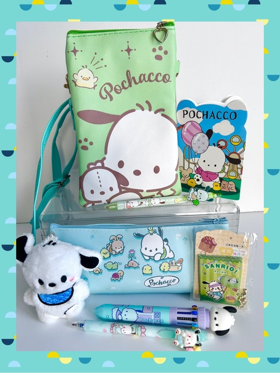 Pochacco Handbags - 💙(POCH324) Pochacco Adorable 8-Piece Bundle!